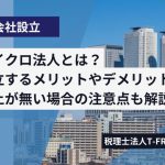 マイクロ法人とは何ですか?小規模法人の特徴と活用法を詳しく解説