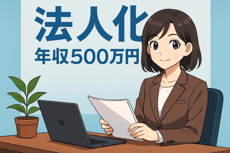年収500万で法人化するとどうなる?個人事業主から会社設立への影響を徹底解説