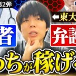 弁護士と医者、どちらが儲かりますか？